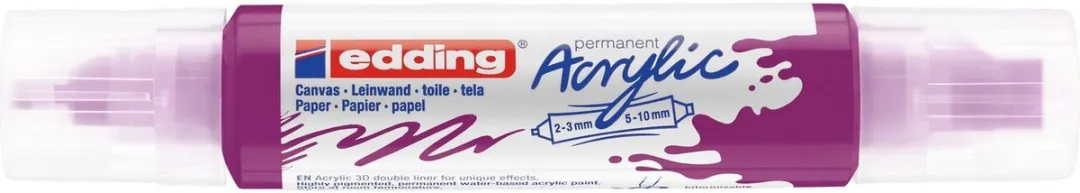 edding e-5400 3D Double Liner Rood Acrylmarker
