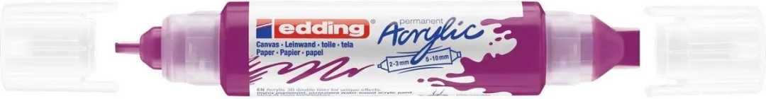 edding e-5400 3D Double Liner Rood Acrylmarker