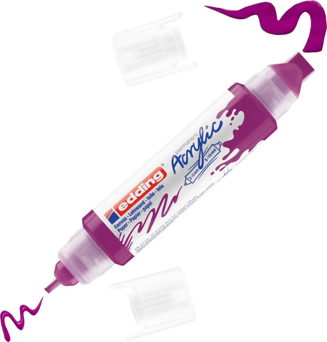 edding e-5400 3D Double Liner Rood Acrylmarker