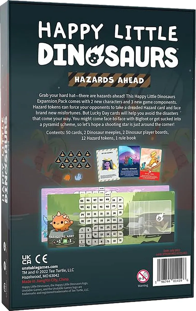Breaking Games Happy Little Dinosaurs Hazards Ahead Kaartspel - 5-6 Spelers