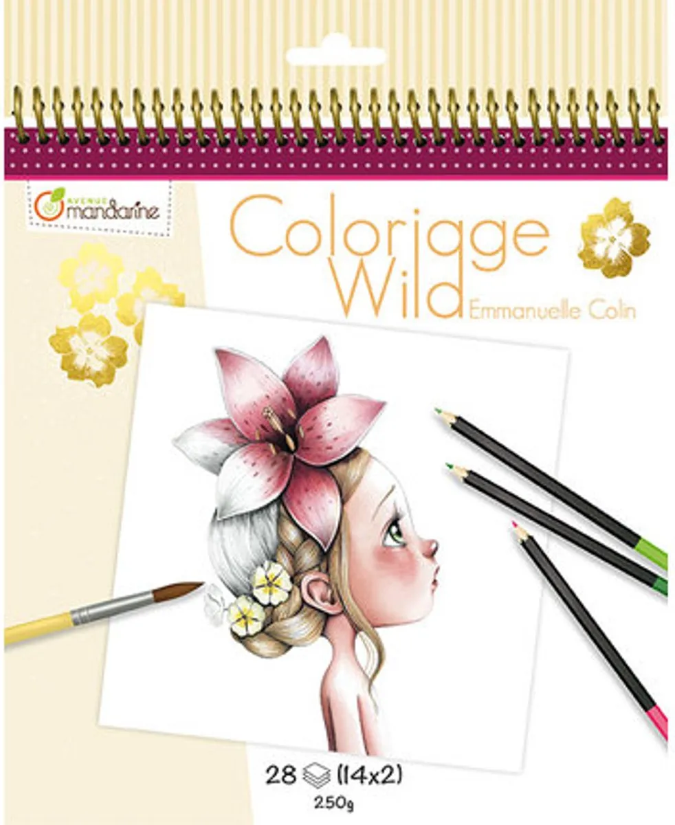 Clairefontaine Coloriage Wild Kleurboek