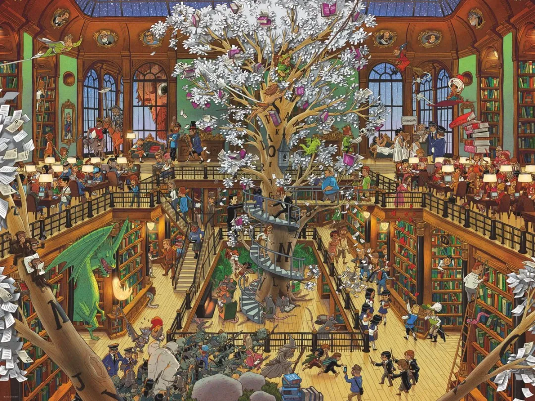 Heye Library Puzzle Oesterle 1500 Stuks