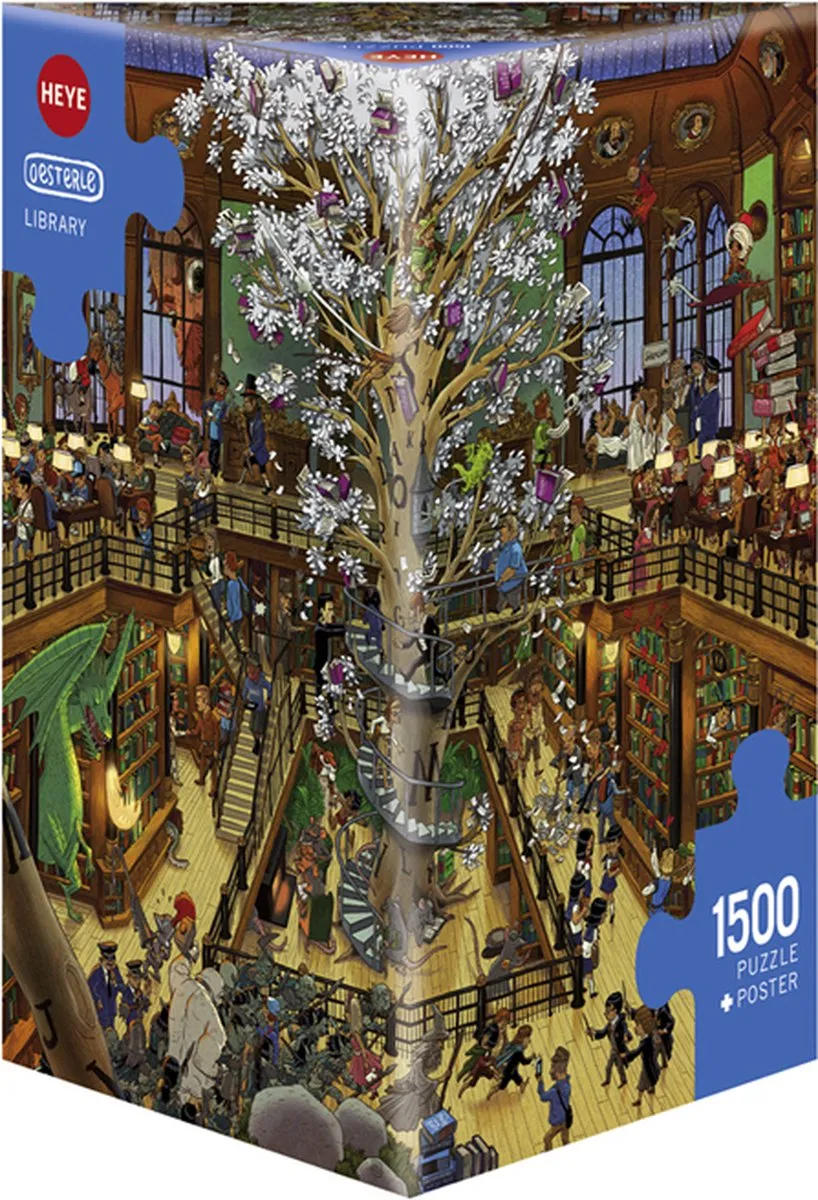 Heye Library Puzzle Oesterle 1500 Stuks - Meerkleurig