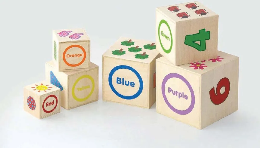 Vigatoys Educatief Spel Stapelkubus 50392 - Meerdere kleuren
