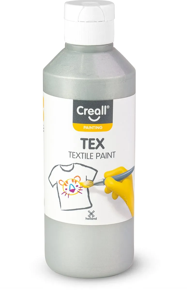 Creall Tex Textielverf Zilver 250ml