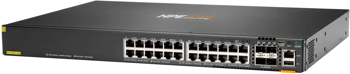 HP ANW 6200F JL725B Switch - 24x PoE 370W - 4x SFP+