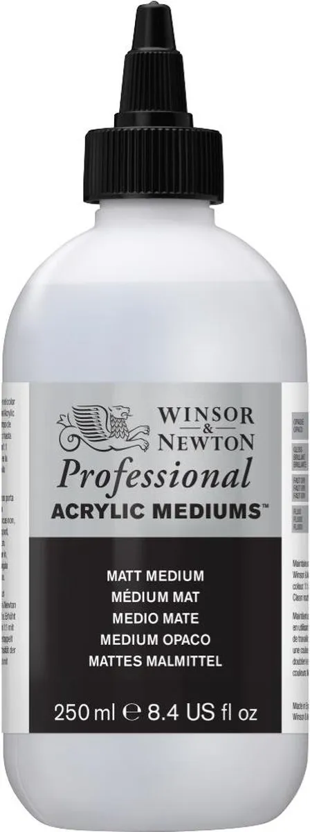Winsor & Newton Professional Acrylic Matt Medium 250ml