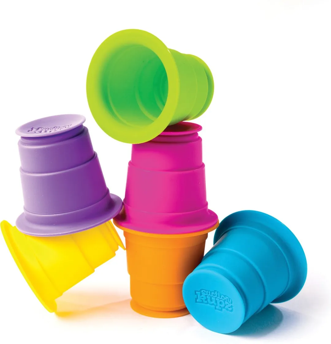 Fat Brain Toys Stapelbekers Met Zuignappen Junior