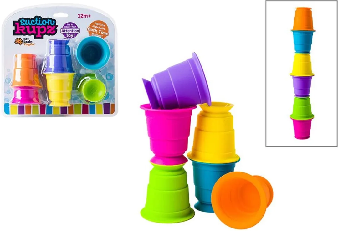 Fat Brain Toys Stapelbekers Junior Multicolor - afbeelding 6 van 6