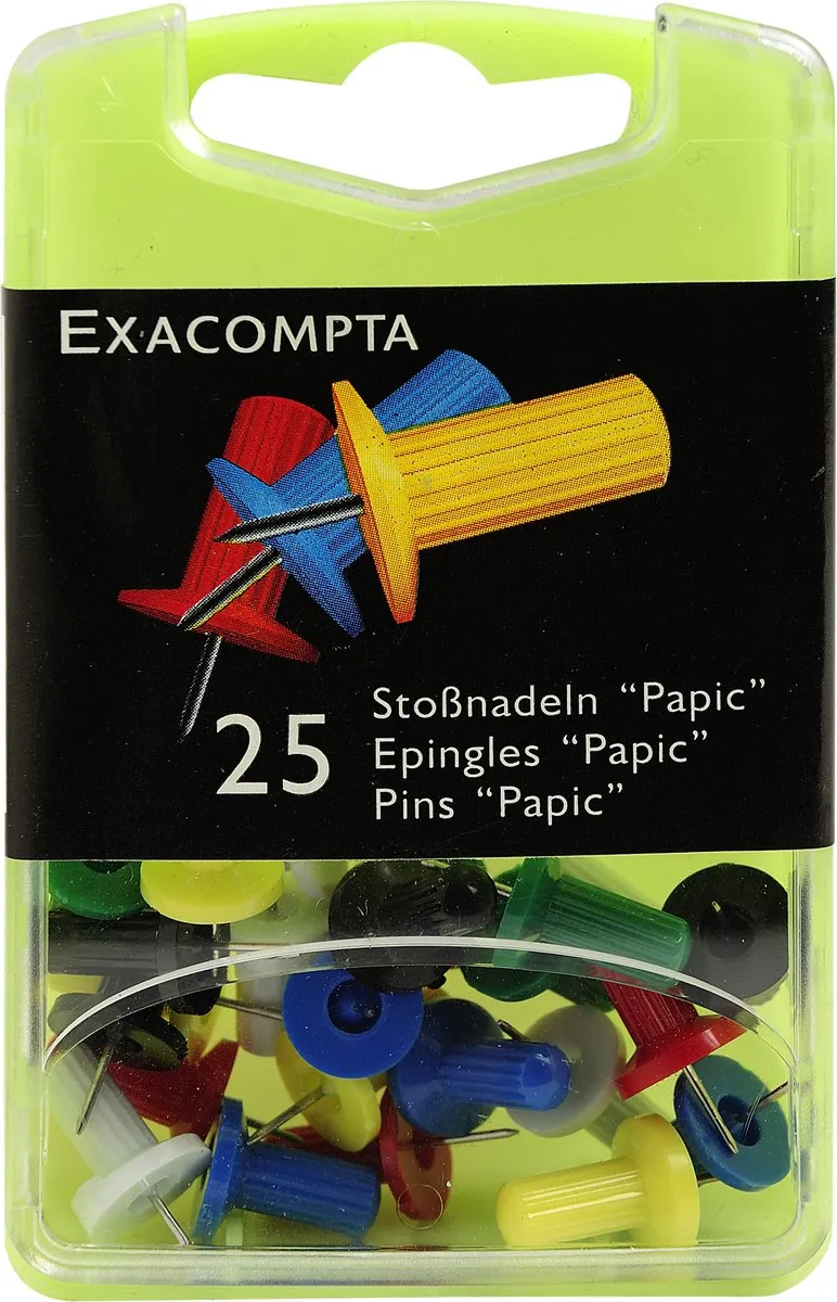 Exacompta Papic Prikbordspelden 25 Stuks