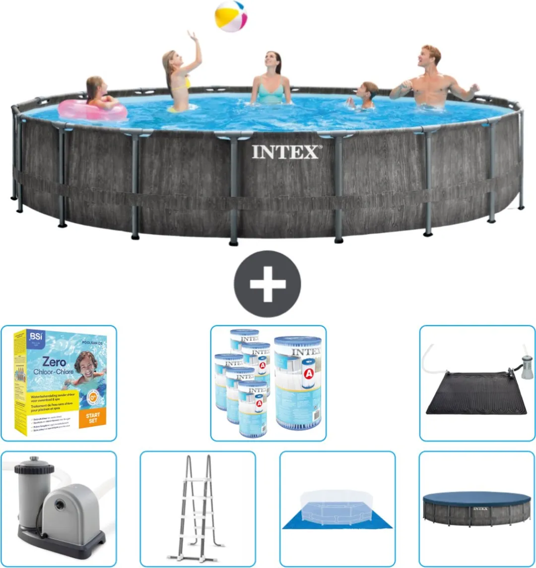 Intex Rond Prism Frame Zwembad 549x122cm