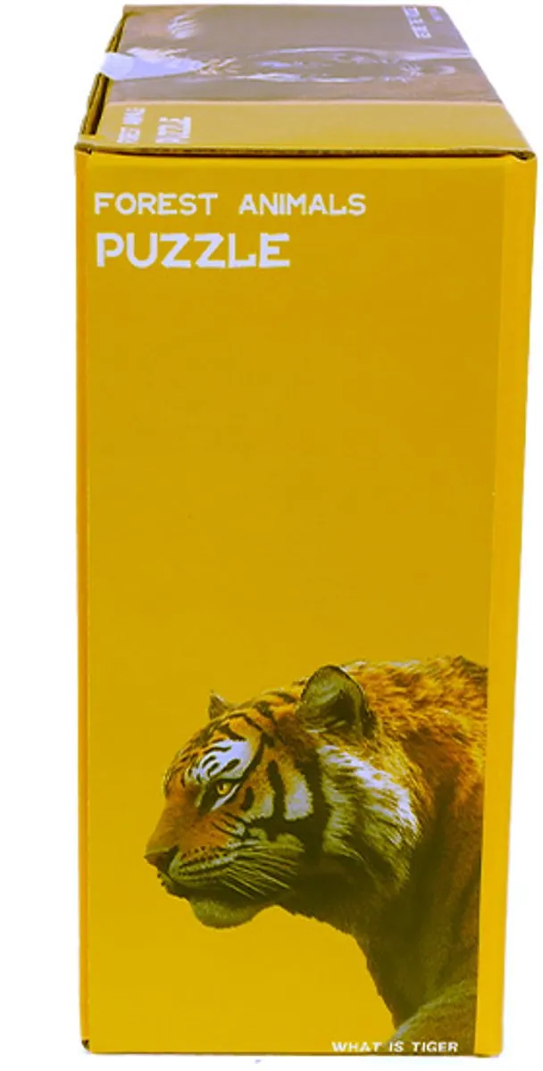 PIA Soft Toys 3D Anatomie Tijger - Zwart/Oranje
