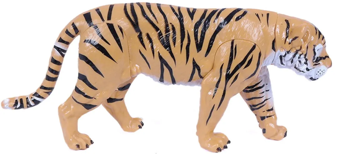 PIA Soft Toys 3D Anatomie Tijger - Zwart/Oranje
