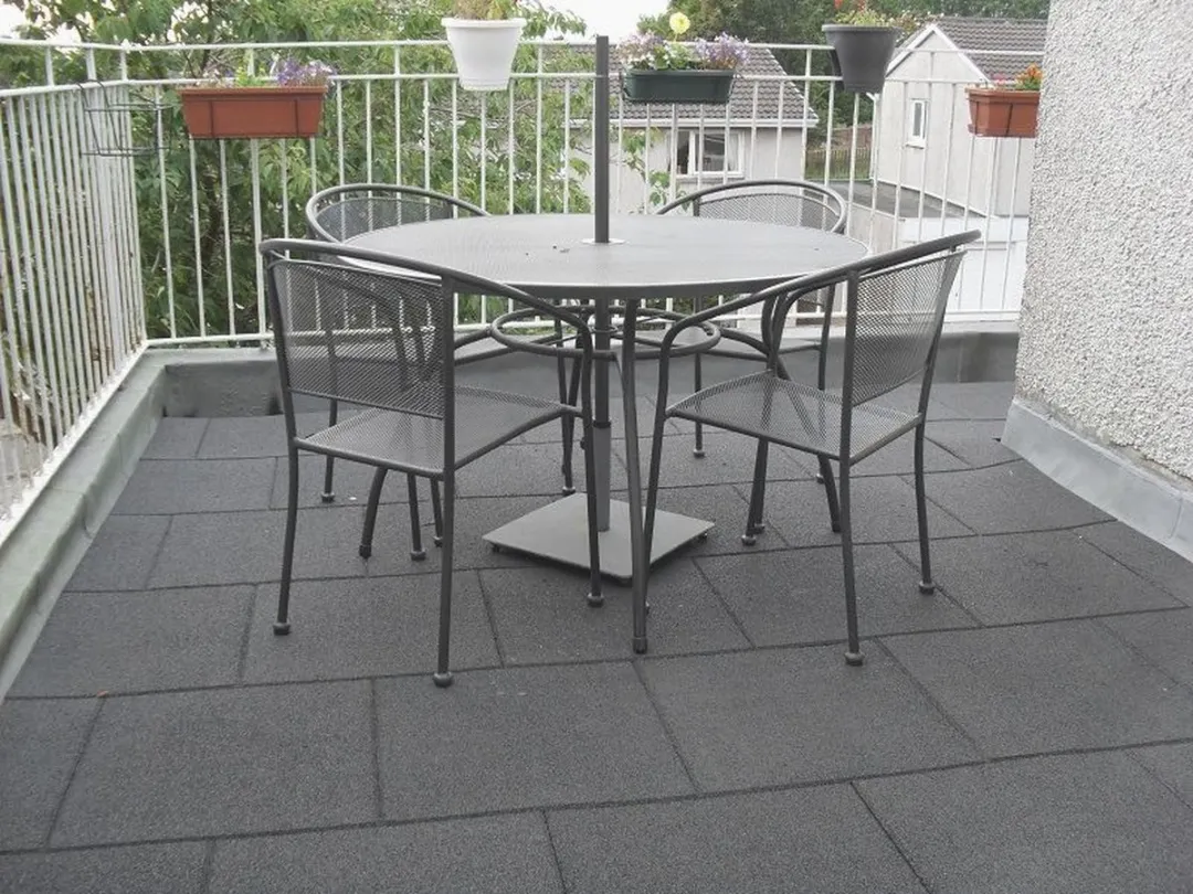 Intergard Rubberen Tegels Groen 500x500x65mm - 79217550
