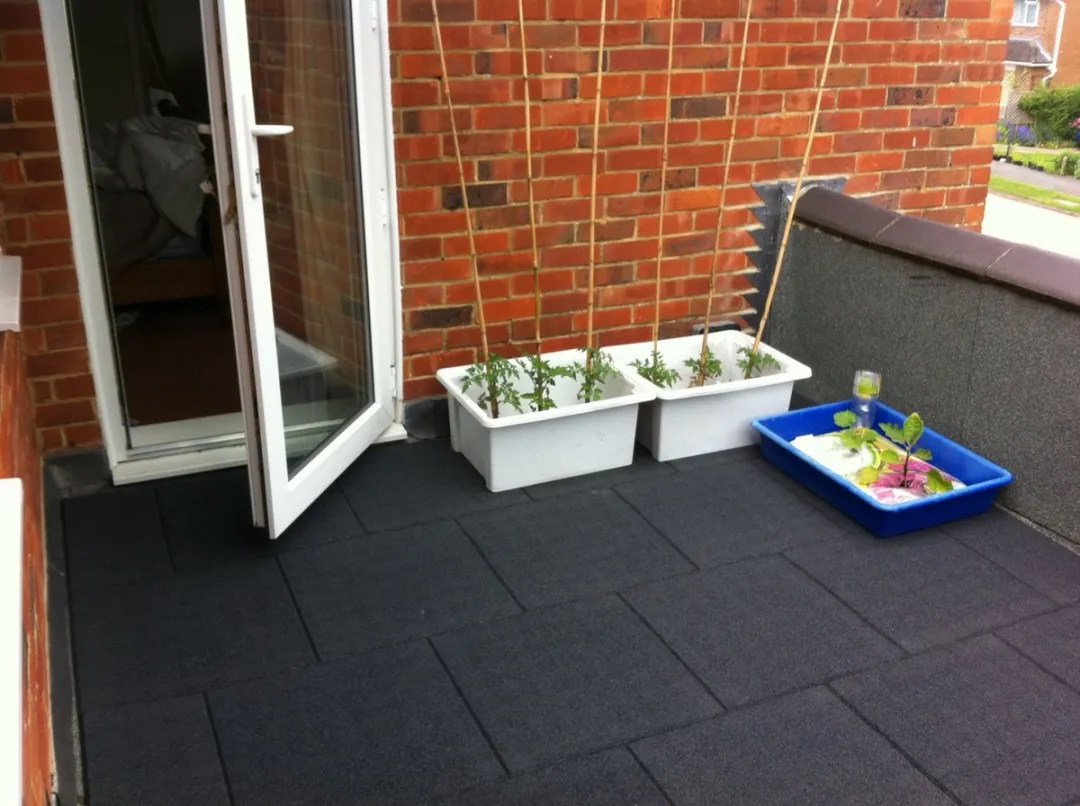 Intergard Rubberen Tegels Groen 500x500x65mm - 79217550