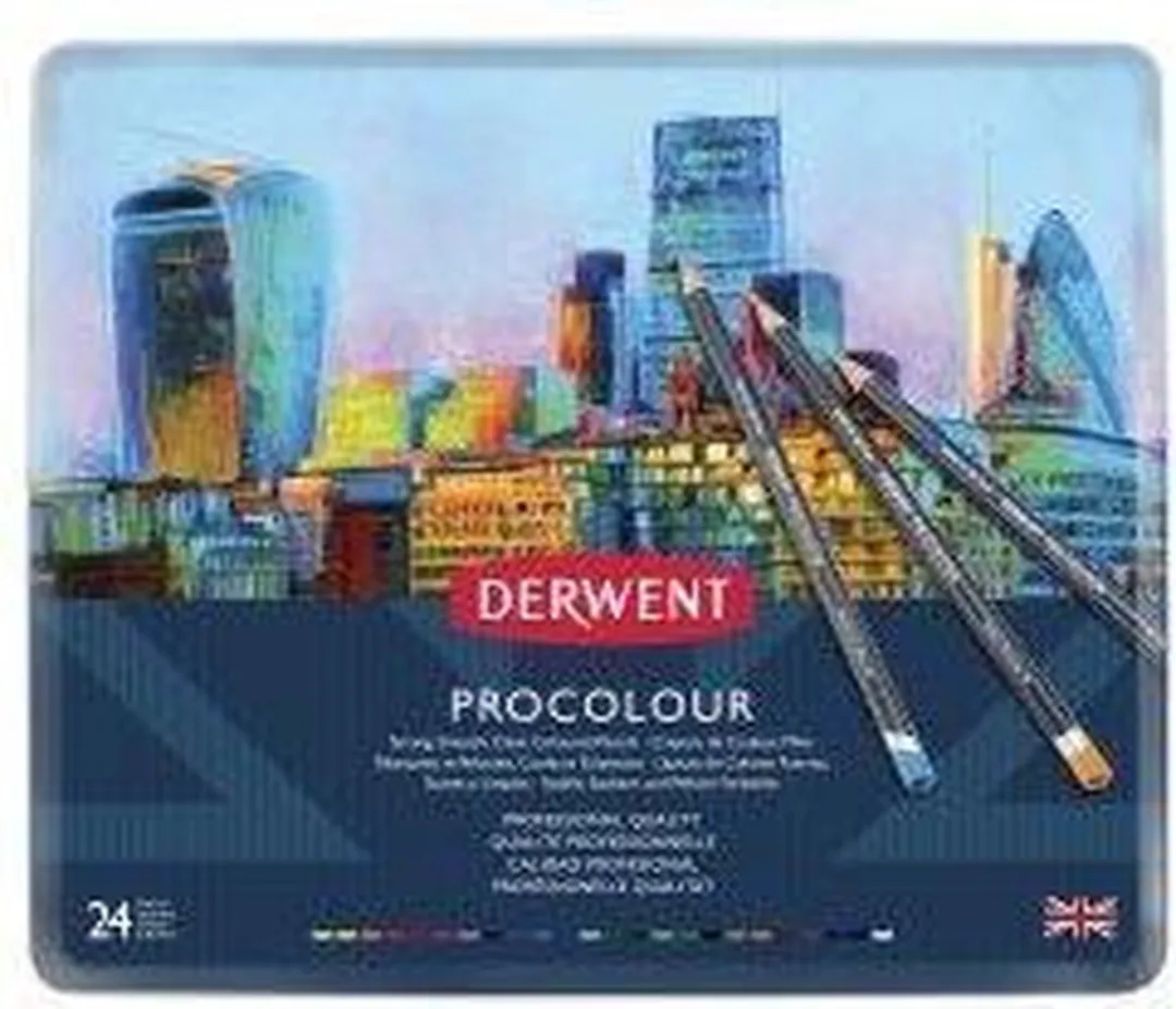 Derwent Procolour Potloden - 24 Stuks Multicolor