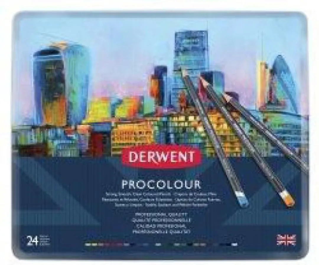 Derwent Procolour Potloden - 24 Stuks Multicolor