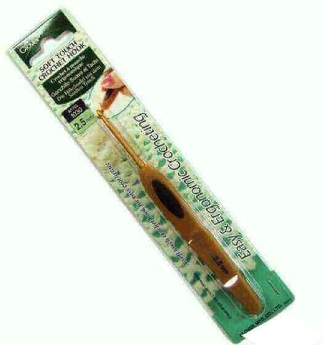 Clover Soft Touch Haaknaald 2,5mm - Goudgeel