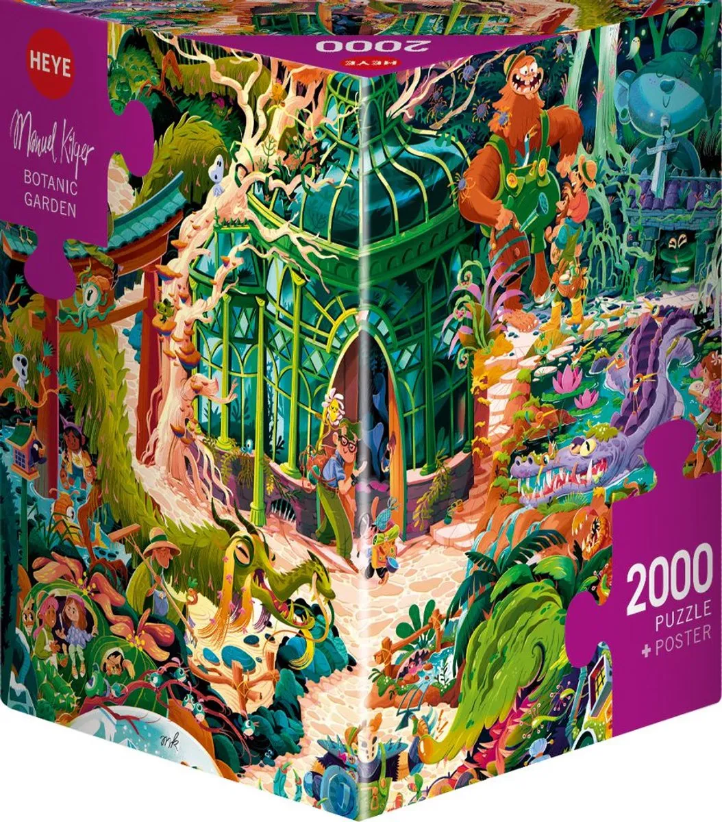 Heye Botanic Garden Puzzel 2000 Stuks - Multicolor