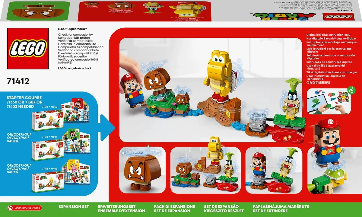 LEGO Super Mario Groot Duister Eiland 71412 - 354 Stukken