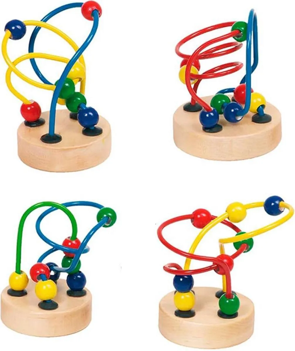 Goki Mini Bead Maze - Multicolor