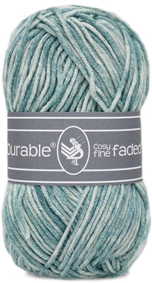 Durable Cosy Fine Faded - .2134 Vintage Green - afbeelding 6 van 6