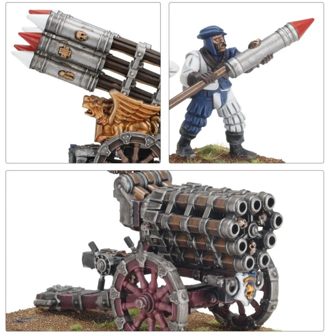 Games Workshop Warhammer The Old World Empire Helblaster & Helstorm - 114 Onderdelen