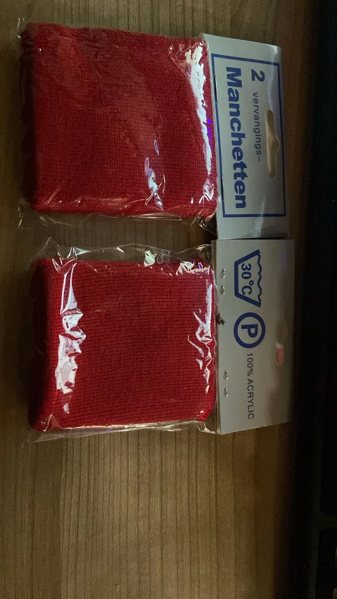 Scheepjes Vervangings Manchetten - 2 Stuks - Rood