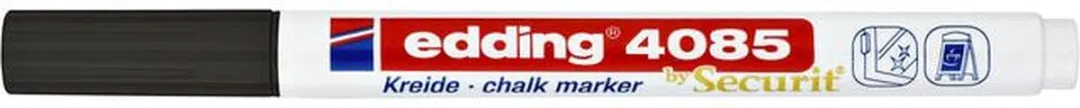 edding 4085 Krijtmarker - 10 Stuks - Zwart