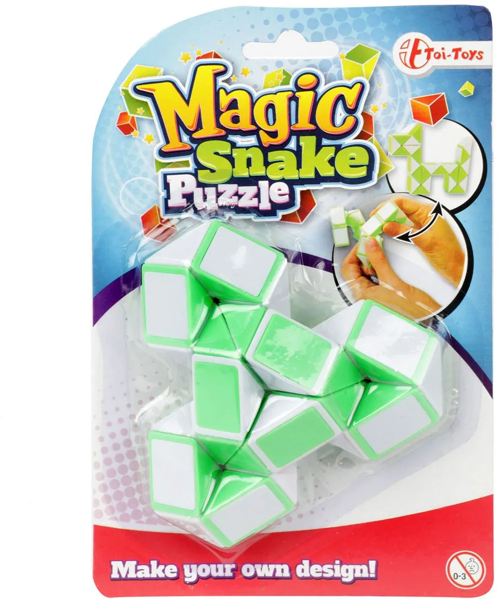 Toi-Toys Magische Slang - Rood/Wit