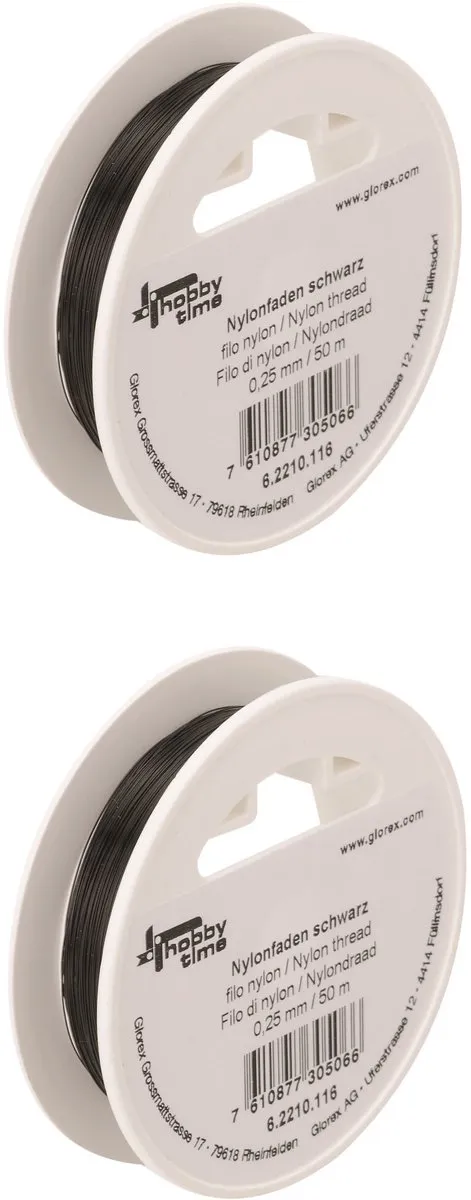 Glorex Hobby Nylon Draad 0.25mm