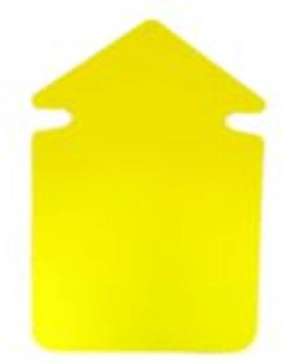 Folia 24cm Pijl Krimpfolie - 20 Vel Neongeel