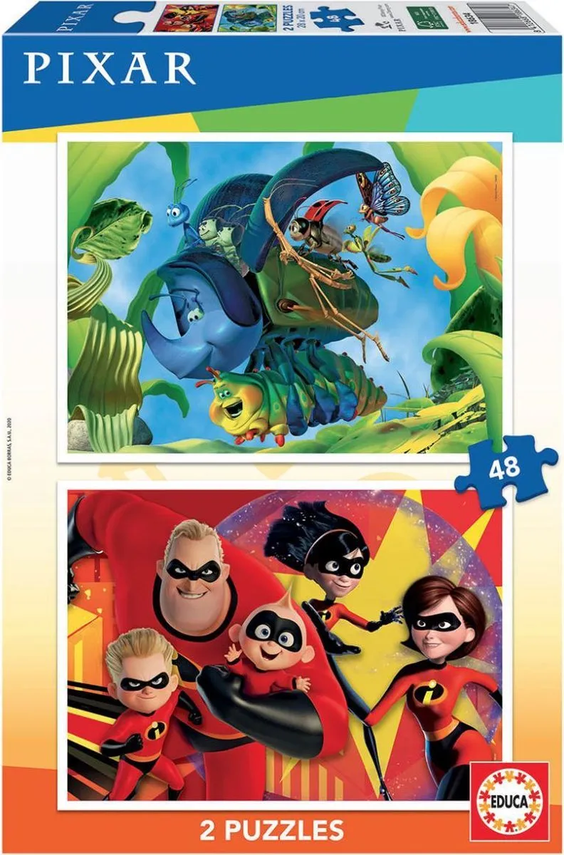 Educa Pixar Het Luizenleven & The Incredibles