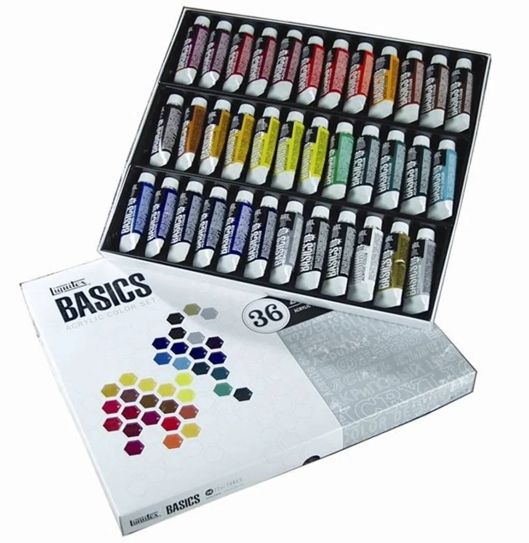 Liquitex Basics Acrylverfset 36 Kleuren