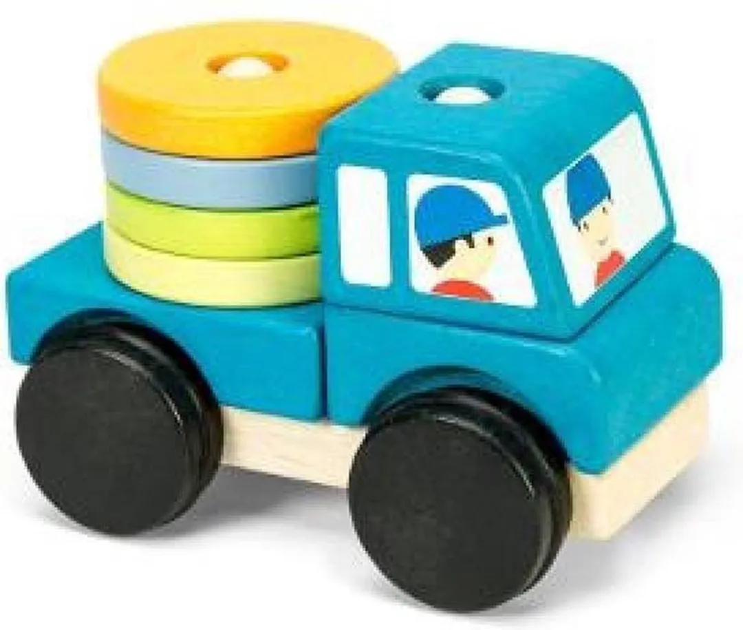 Le Toy Van Stapelset Voertuigen Blauw