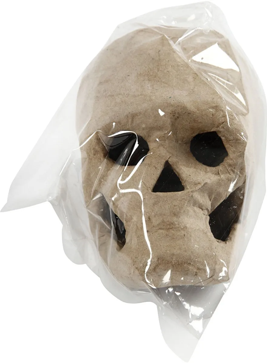 Creativ Company Papier Maché Schedel 10cm - Multicolor