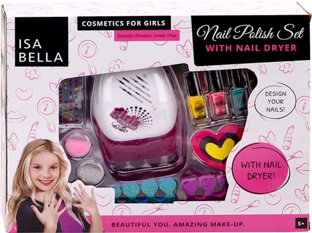 Johntoy Visabella Nagellakset - Speelgoedmake-up Multicolor
