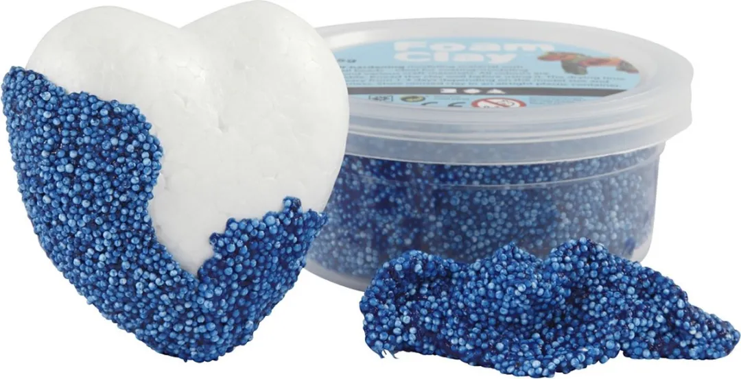 Foam Clay Blauw Glitter Boetseerklei 35g