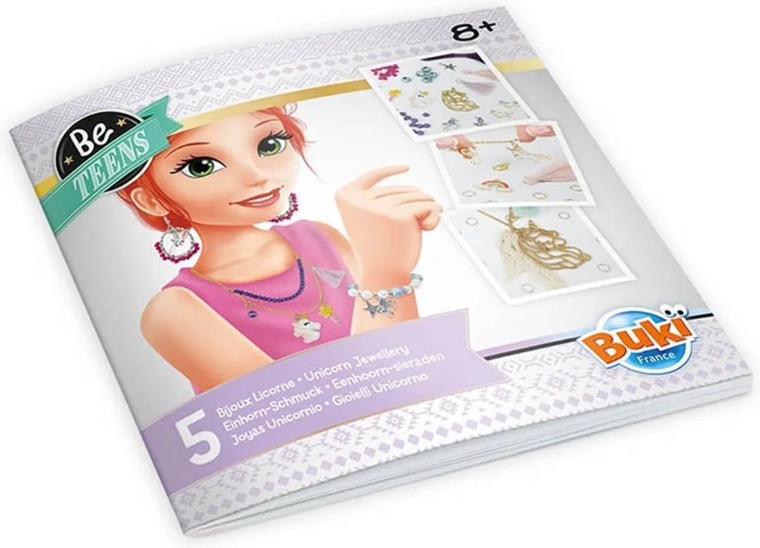 Buki Sieraden Maken Thema Unicorn - Meerkleurig - 5 Stuks