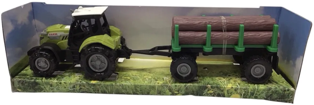 Ruby Toys VROOM Farm Truck Tractor met Oplegger 26cm