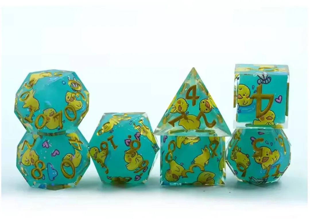 Lapi Toys Polydice D&D Dobbelstenen - 7-delig Blauw