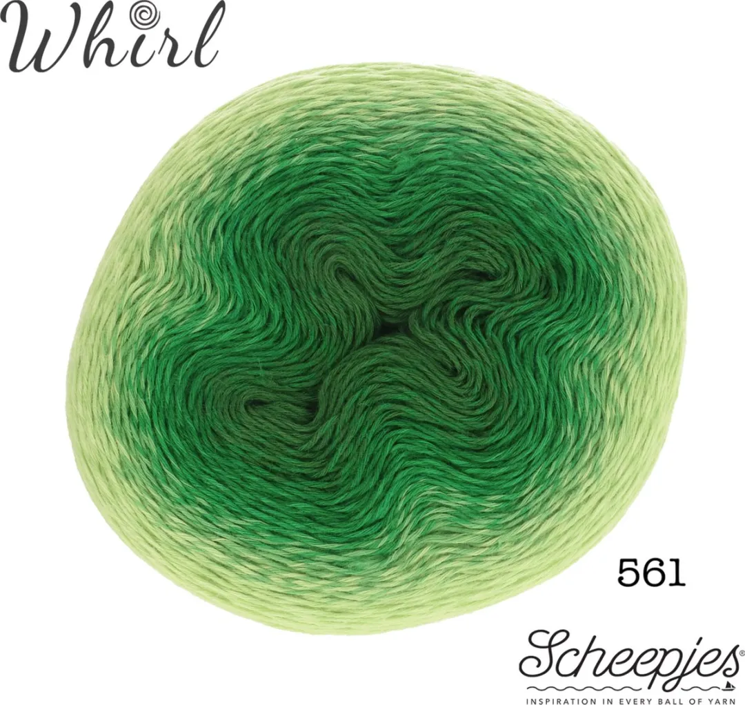 Scheepjes Whirl Ombré Wol - 561 Sippy Sage