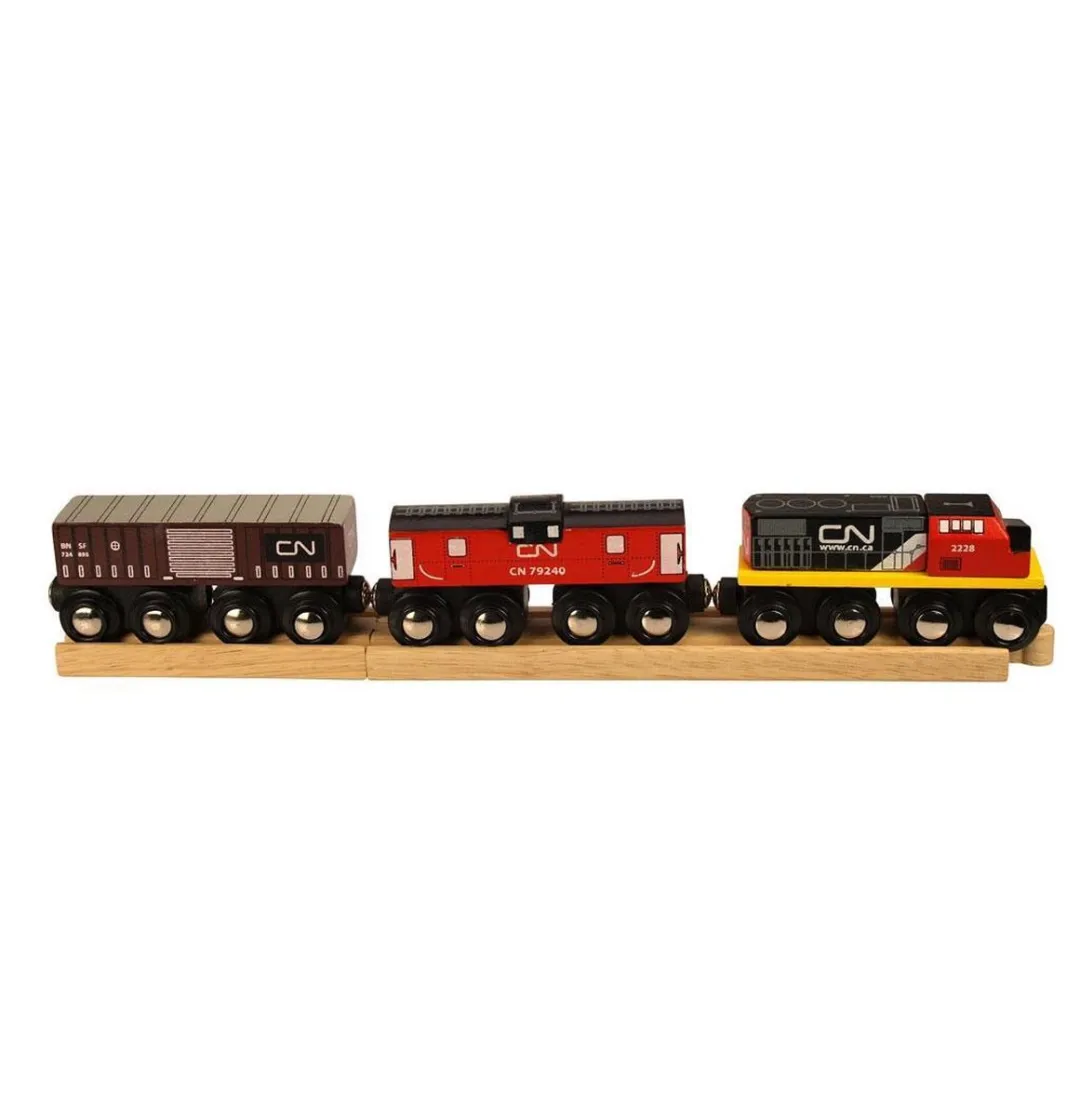 BIGJIGS Houten CN Trein 5-delig - Multi - afbeelding 6 van 6