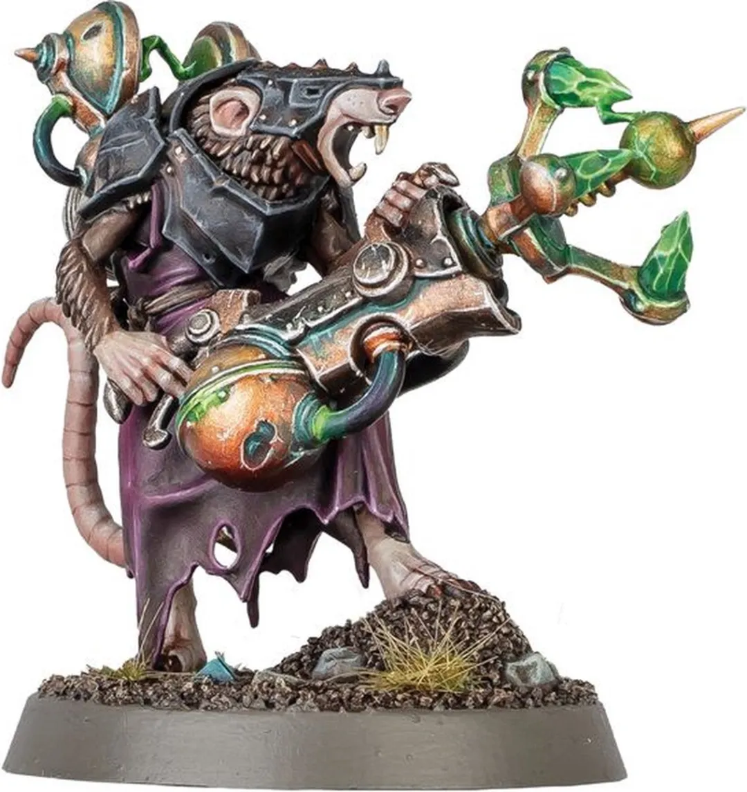 Games Workshop Warhammer Age of Sigmar Skaven Warlock Galvaneer