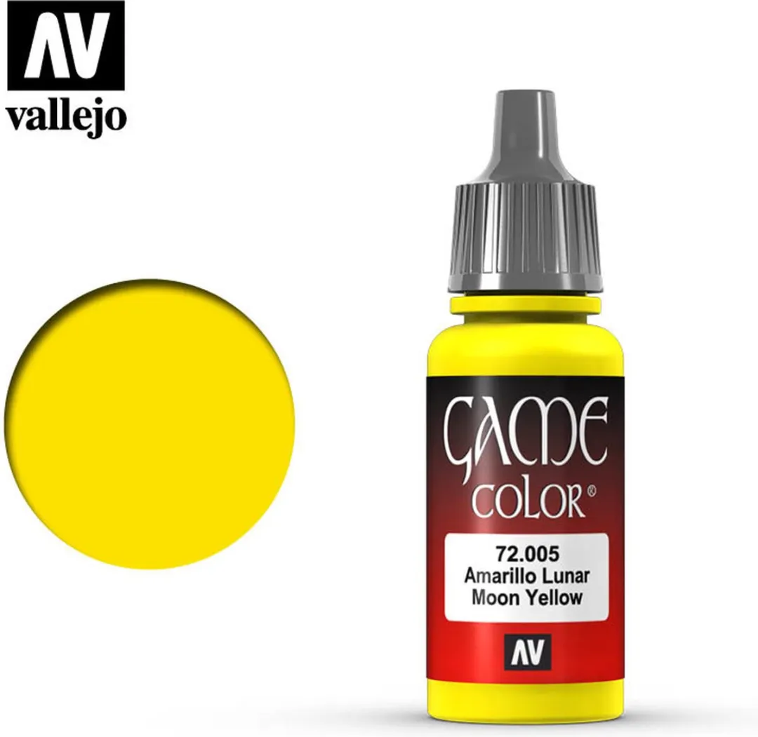Vallejo Game Color Acrylverf Moon Yellow 18ml