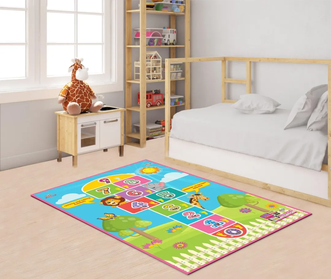 Akar Toys - Hopscotch - Speelmat / Speeltapijt / Speelmat Foam / Speelgoed / Met GRATIS App - 150x100cm