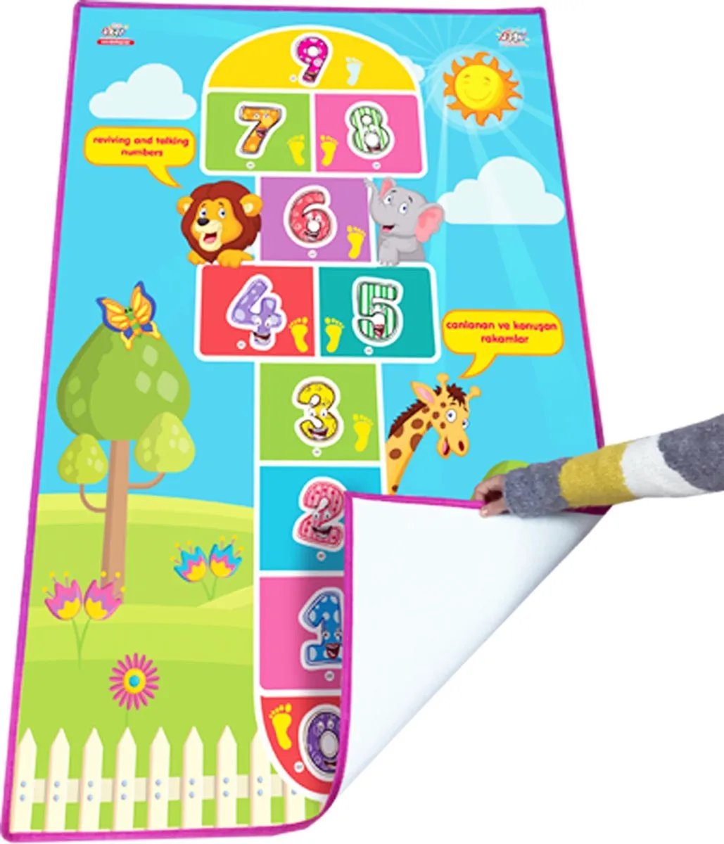 Akar Toys - Hopscotch - Speelmat / Speeltapijt / Speelmat Foam / Speelgoed / Met GRATIS App - 150x100cm
