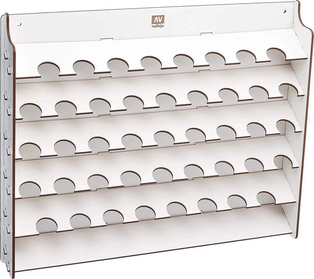 Vallejo Wall Mounted Paint Display - 43 Flesjes - Multi