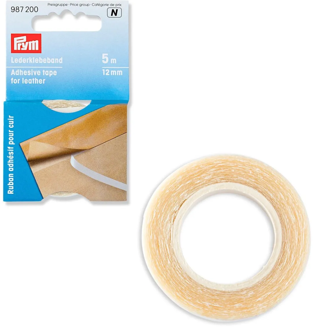 Prym Zelfklevende Ledertape 12mm - 5m - Uni