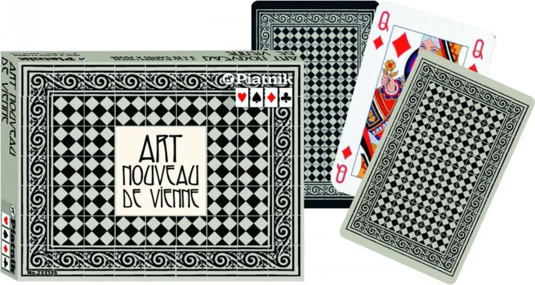 Piatnik Art Nouveau de Vienne Speelkaarten